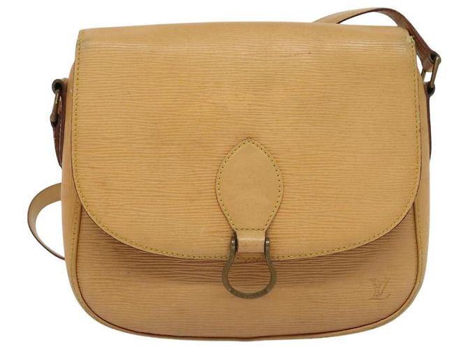 LOUIS VUITTON Borsa a Spalla Epi Saint Cloud GM Beige M52196 LV Auth 137110 - vista 13
