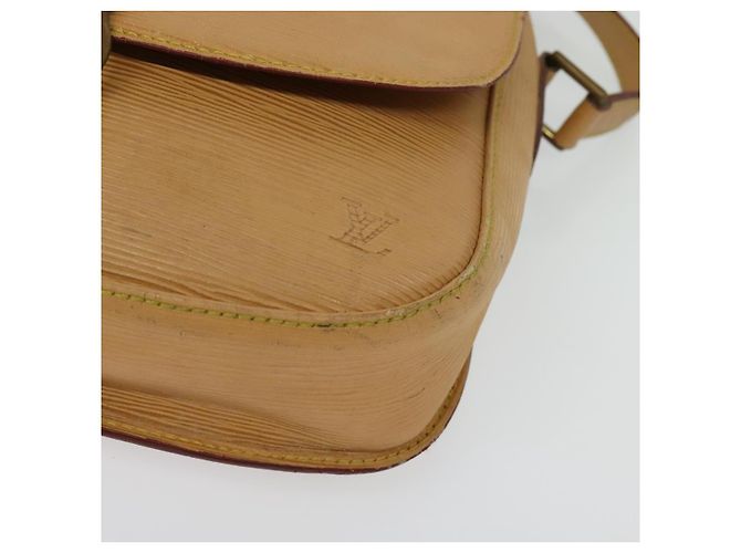 LOUIS VUITTON Borsa a Spalla Epi Saint Cloud GM Beige M52196 LV Auth 137110 - vista 16