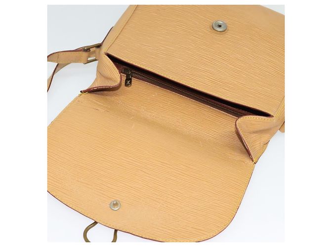 LOUIS VUITTON Borsa a Spalla Epi Saint Cloud GM Beige M52196 LV Auth 137110 - vista 19