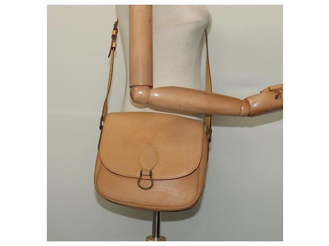 LOUIS VUITTON Borsa a Spalla Epi Saint Cloud GM Beige M52196 LV Auth 137110 - vista 23