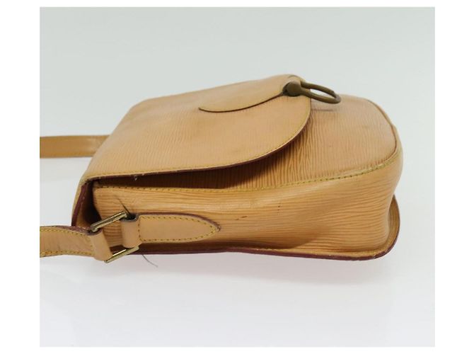 LOUIS VUITTON Borsa a Spalla Epi Saint Cloud GM Beige M52196 LV Auth 137110 - vista 3