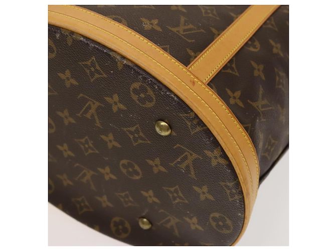 LOUIS VUITTON Borsa a Spalla Monogram Bucket GM M42236 LV Auth 134662 Monogramma - vista 10