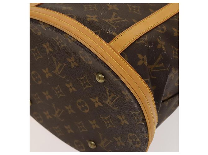LOUIS VUITTON Borsa a Spalla Monogram Bucket GM M42236 LV Auth 134662 Monogramma - vista 15