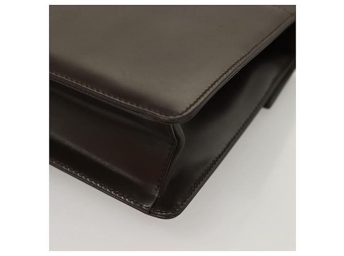 Borsa a Spalla Salvatore Ferragamo in Pelle Marrone Auth 133389 - vista 17