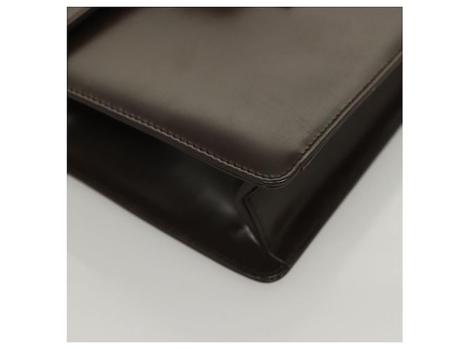 Borsa a Spalla Salvatore Ferragamo in Pelle Marrone Auth 133389 - vista 8