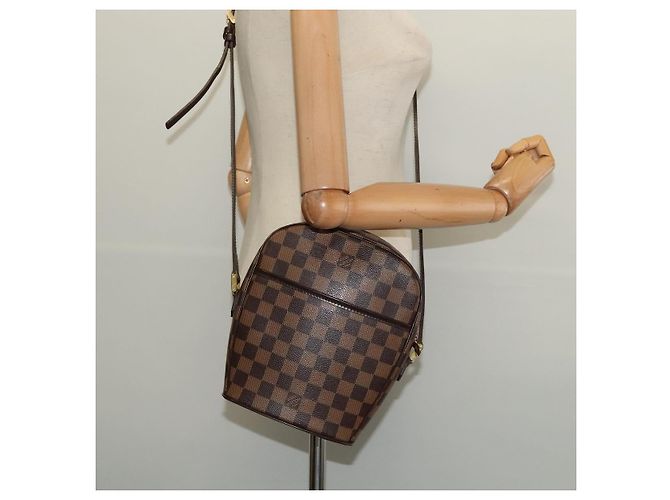 LOUIS VUITTON Borsa a Spalla Damier Ebene Ipanema PM N51294 LV Auth BA4779 - vista 22