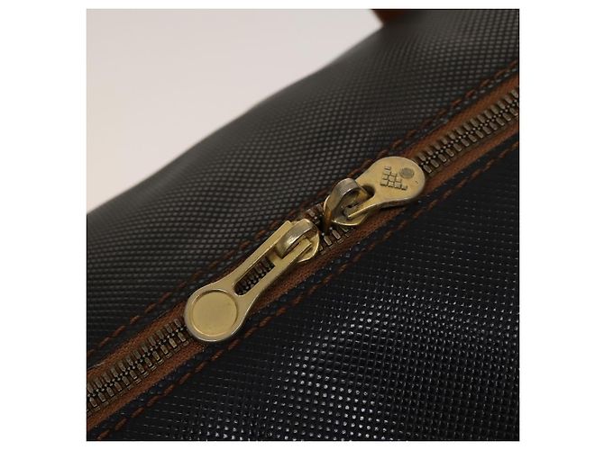 Autre Marque Borsa Boston in PVC Navy Gold Auth bs27699 di BOTTEGA VENETA D'oro Blu navy - vista 11
