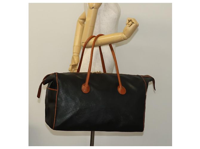 Autre Marque Borsa Boston in PVC Navy Gold Auth bs27699 di BOTTEGA VENETA D'oro Blu navy - vista 21