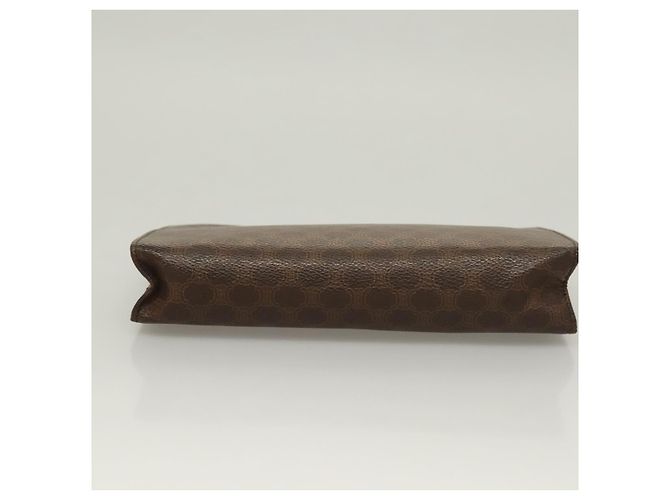 Céline CELINE Macadam Canvas Pouch Clutch Bag 2 Set Brown Auth yk18950 Castaño - vista 15