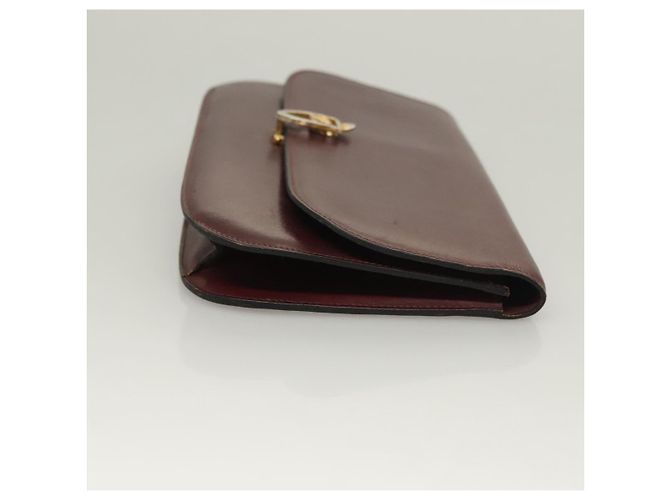 Céline CELINE Macadam Canvas Pouch Clutch Bag 2 Set Brown Auth yk18950 Castaño - vista 4
