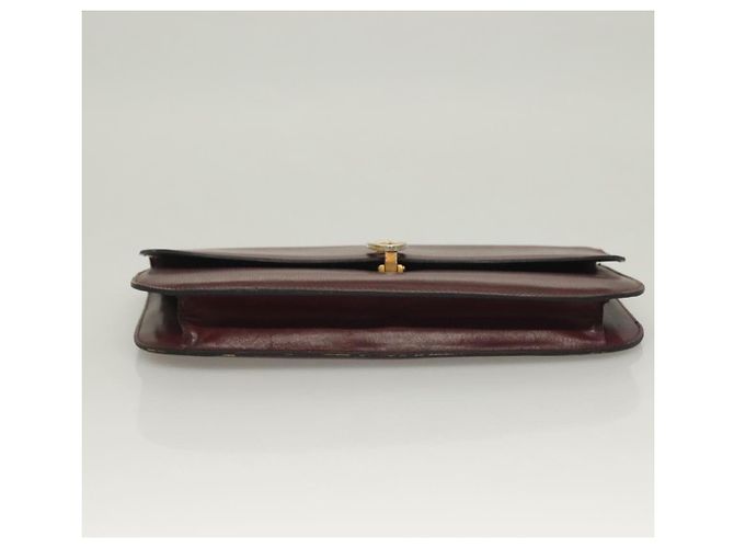 Céline CELINE Macadam Canvas Pouch Clutch Bag 2 Set Brown Auth yk18950 Castaño - vista 6