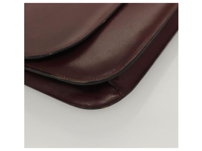 Céline CELINE Macadam Canvas Pouch Clutch Bag 2 Set Brown Auth yk18950 Castaño - vista 7
