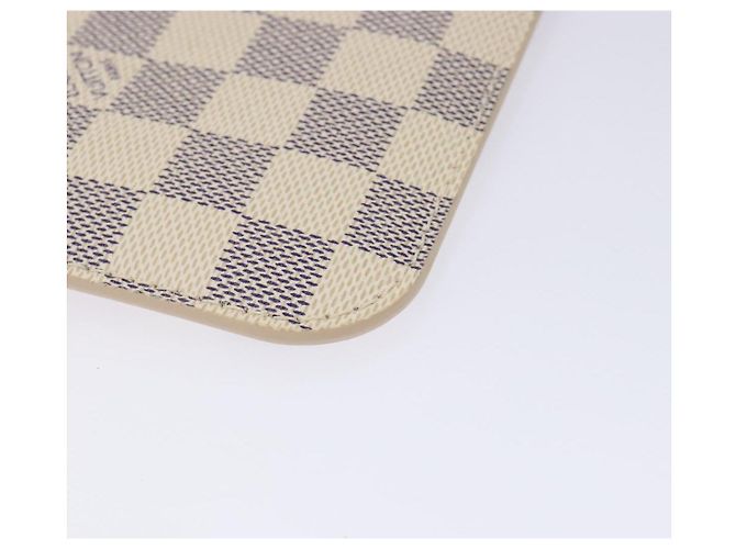 LOUIS VUITTON Pochette Neverfull MM Damier Azur LV Auth BA4707 - vista 14