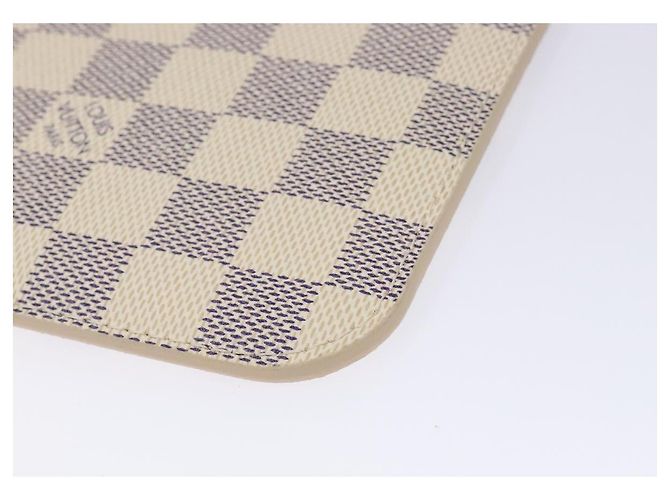 LOUIS VUITTON Pochette Neverfull MM Damier Azur LV Auth BA4707 - vista 16