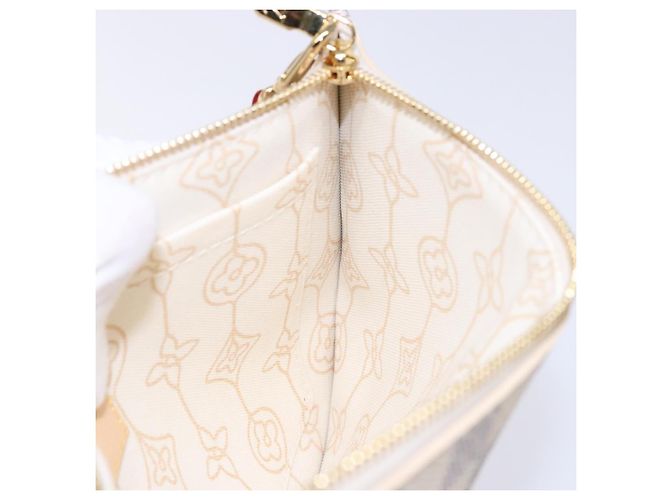 LOUIS VUITTON Pochette Neverfull MM Damier Azur LV Auth BA4707 - vista 18