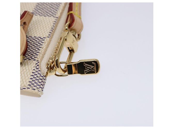 LOUIS VUITTON Pochette Neverfull MM Damier Azur LV Auth BA4707 - vista 9