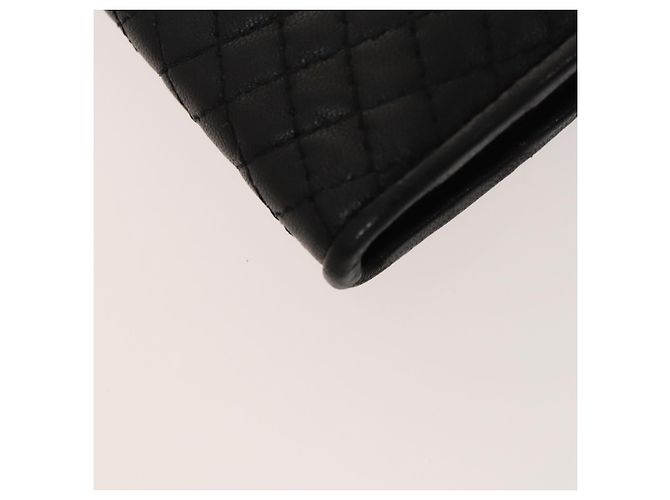 Bolsa de ombro acolchoada BALLY de couro 2 Set Black Auth BA4826 Preto - vista 15