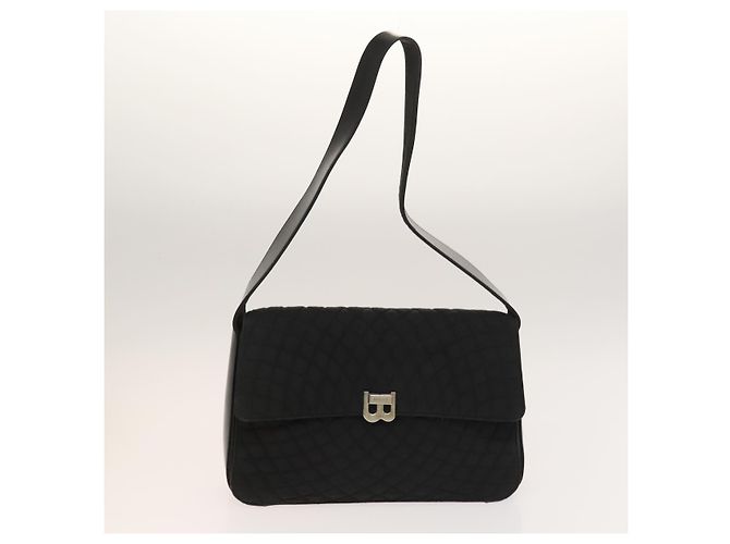 Bolsa de ombro acolchoada BALLY de couro 2 Set Black Auth BA4826 Preto - vista 2