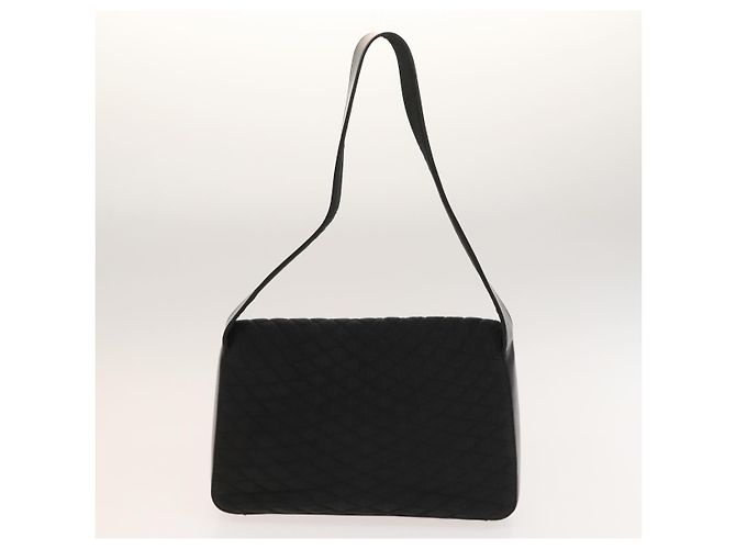 Bolsa de ombro acolchoada BALLY de couro 2 Set Black Auth BA4826 Preto - vista 3