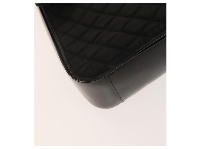 Bolsa de ombro acolchoada BALLY de couro 2 Set Black Auth BA4826 Preto - vista 8