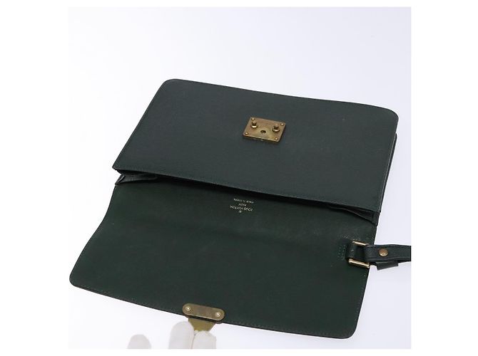 LOUIS VUITTON Pochette Kourad en Taiga Bolsa Clutch Épicea M30194 LV Auth BA4727 - vista 8