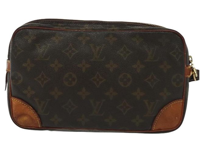 LOUIS VUITTON Clutch Marly Dragonne GM Monogram M51825 LV Auth ti3331 Monogramma - vista 2