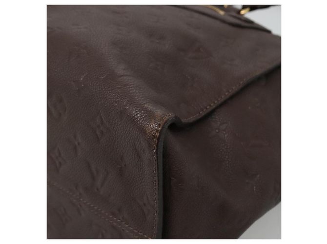 LOUIS VUITTON Borsa Monogram Empreinte Lumineuse PM Marrone Coda M94170 Auth PP870 - vista 10