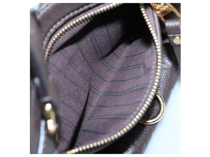 LOUIS VUITTON Borsa Monogram Empreinte Lumineuse PM Marrone Coda M94170 Auth PP870 - vista 25