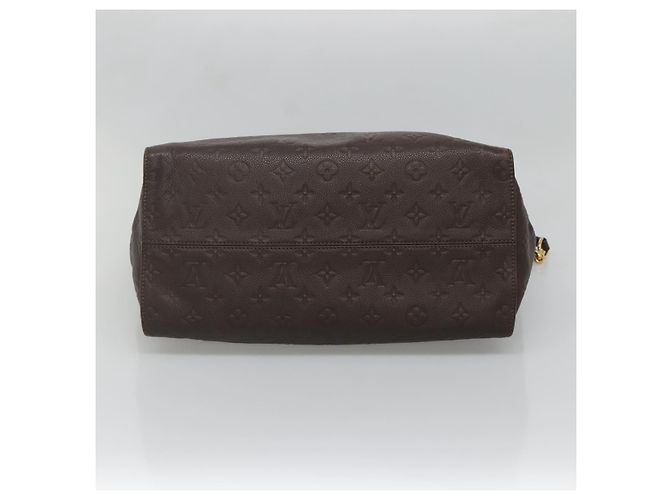 LOUIS VUITTON Borsa Monogram Empreinte Lumineuse PM Marrone Coda M94170 Auth PP870 - vista 5