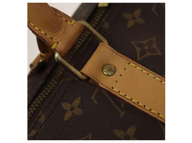 LOUIS VUITTON Borsa Boston Monogram Keepall 55 M41424 LV Auth 136102 Monogramma - vista 17
