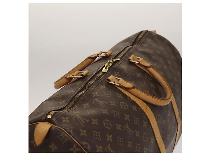 LOUIS VUITTON Borsa Boston Monogram Keepall 55 M41424 LV Auth 136102 Monogramma - vista 6