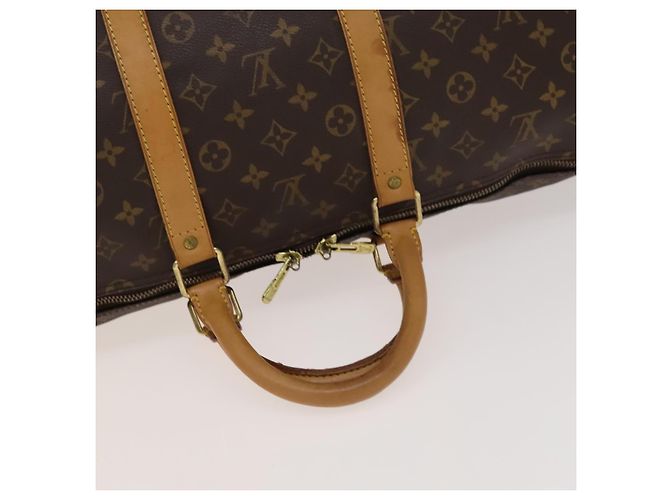 LOUIS VUITTON Borsa Boston Monogram Keepall 55 M41424 LV Auth 136102 Monogramma - vista 7