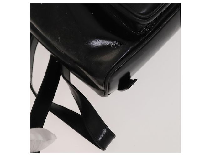Bamboo Sac à dos en bambou GUCCI Émail Noir Argent 003 2034 0030 Auth 135553 Argenté - vue 17