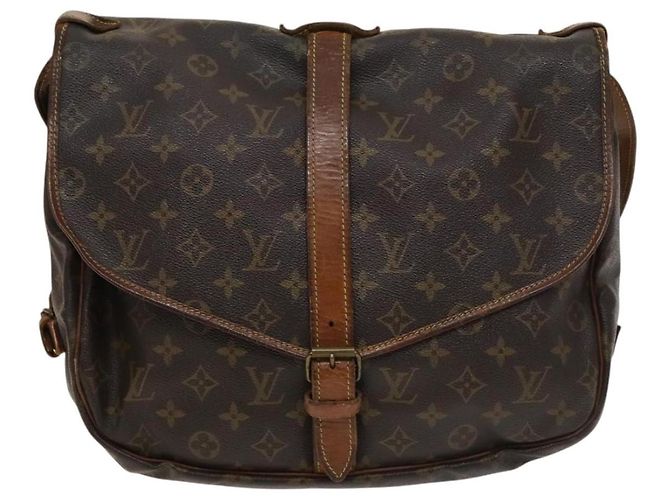 LOUIS VUITTON Borsa a Spalla Monogram Saumur 35 M42254 LV Auth BA4403 Monogramma - vista 13