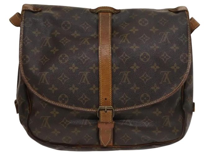 LOUIS VUITTON Borsa a Spalla Monogram Saumur 35 M42254 LV Auth BA4403 Monogramma - vista 2