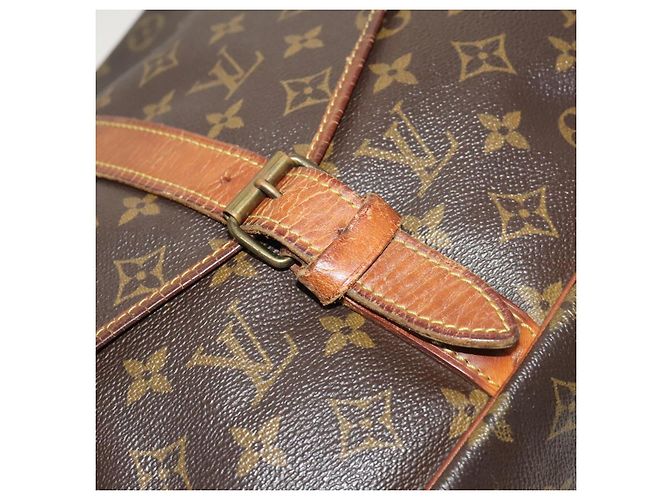 LOUIS VUITTON Borsa a Spalla Monogram Saumur 35 M42254 LV Auth BA4403 Monogramma - vista 21