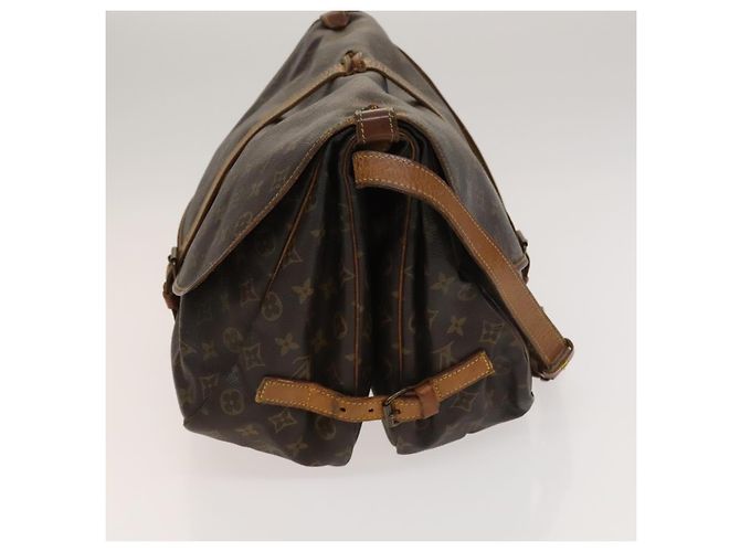 LOUIS VUITTON Borsa a Spalla Monogram Saumur 35 M42254 LV Auth BA4403 Monogramma - vista 3