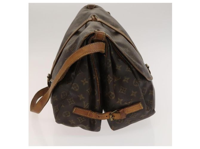 LOUIS VUITTON Borsa a Spalla Monogram Saumur 35 M42254 LV Auth BA4403 Monogramma - vista 4