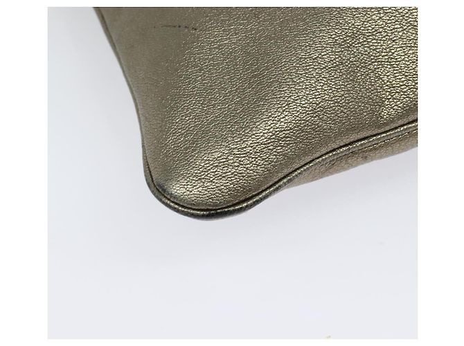 LOEWE Anagram Schultertasche aus Leder Gold Auth bs28517 Golden - Ansicht 16