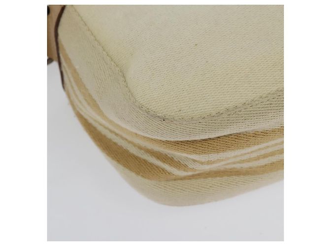 Borsa a Spalla Burberry Blue Label in Tela Beige Oro Auth ti3360 D'oro - vista 15