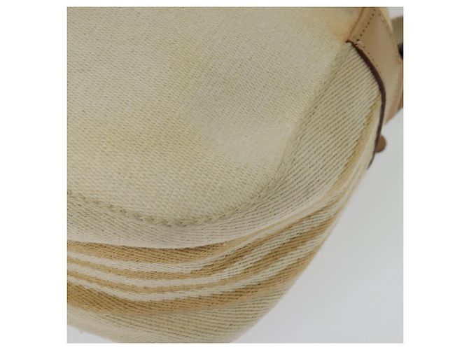 Borsa a Spalla Burberry Blue Label in Tela Beige Oro Auth ti3360 D'oro - vista 16