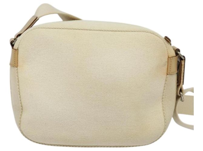 Borsa a Spalla Burberry Blue Label in Tela Beige Oro Auth ti3360 D'oro - vista 2