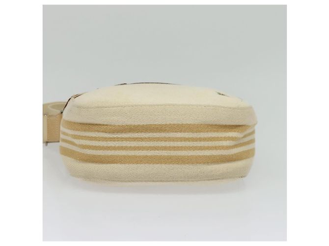 Borsa a Spalla Burberry Blue Label in Tela Beige Oro Auth ti3360 D'oro - vista 5