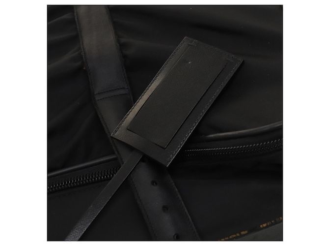 PRADA Koffer Nylon Schwarz Silber Auth bs28547 - Ansicht 19