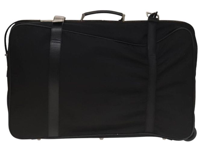 PRADA Koffer Nylon Schwarz Silber Auth bs28547 - Ansicht 2
