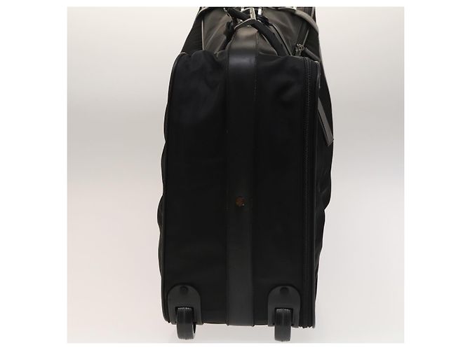 PRADA Koffer Nylon Schwarz Silber Auth bs28547 - Ansicht 4