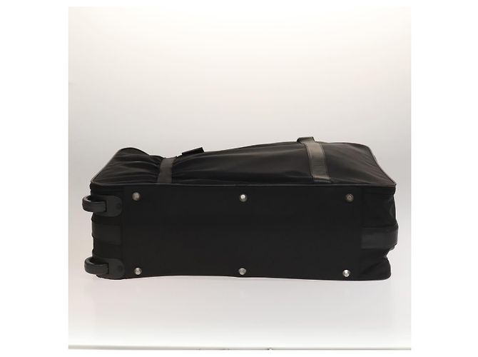 PRADA Koffer Nylon Schwarz Silber Auth bs28547 - Ansicht 6