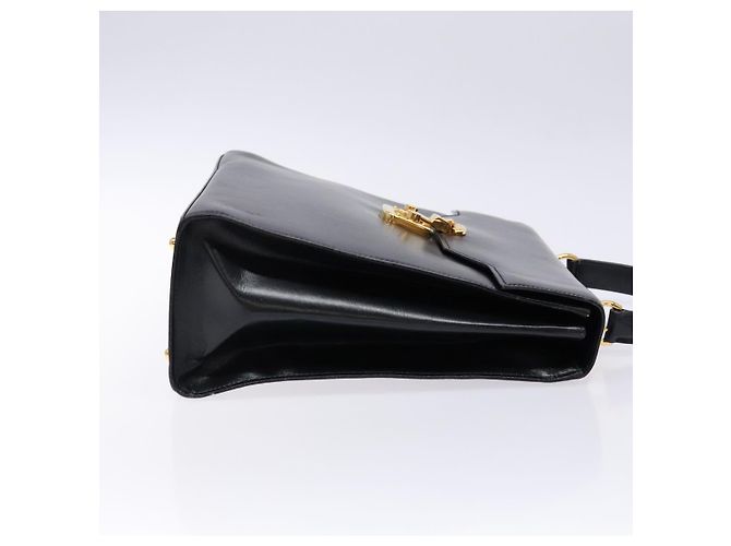 Borsa a mano GUCCI in pelle blu navy e oro 000 1274 0192 Auth ep10091 D'oro - vista 3