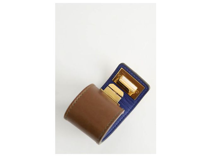 Emilio Pucci Braun Lederarmband - Ansicht 6