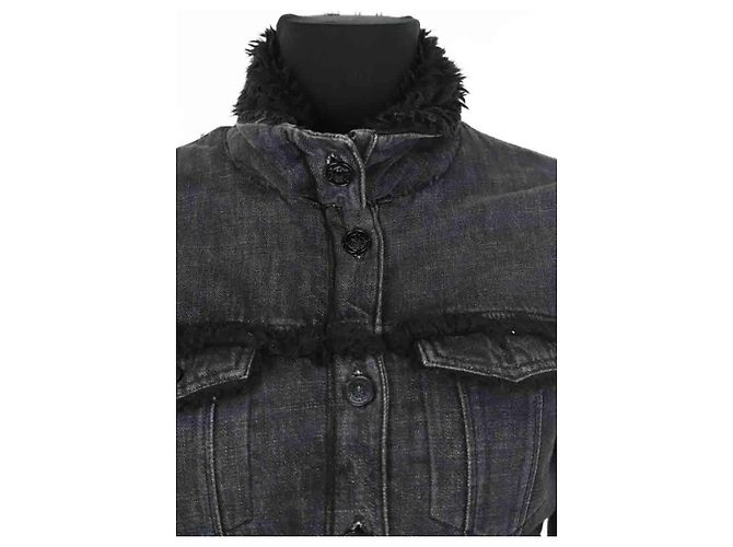 The Kooples Chaqueta de algodón negra Negro - vista 2